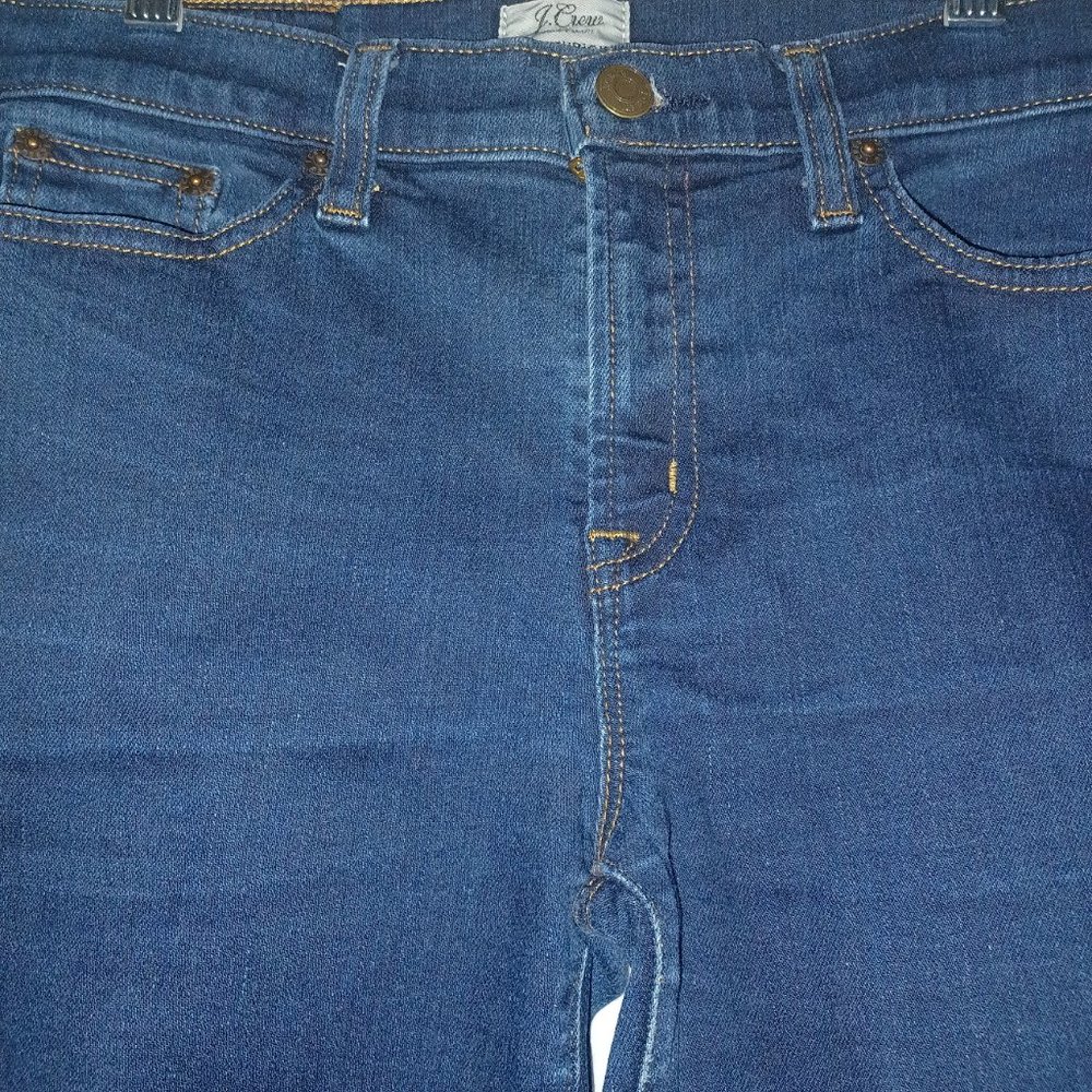 J.CREW TOOTHPICK MID RISE JEANS